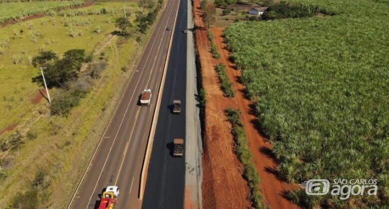Obras de duplicação da SP-318 chegam a 75% de execução -