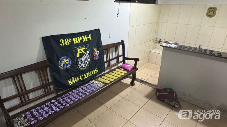 Homem é preso em flagrante com mais de 1,8 kg de entorpecentes no Presidente Collor - Crédito: Policia Militar