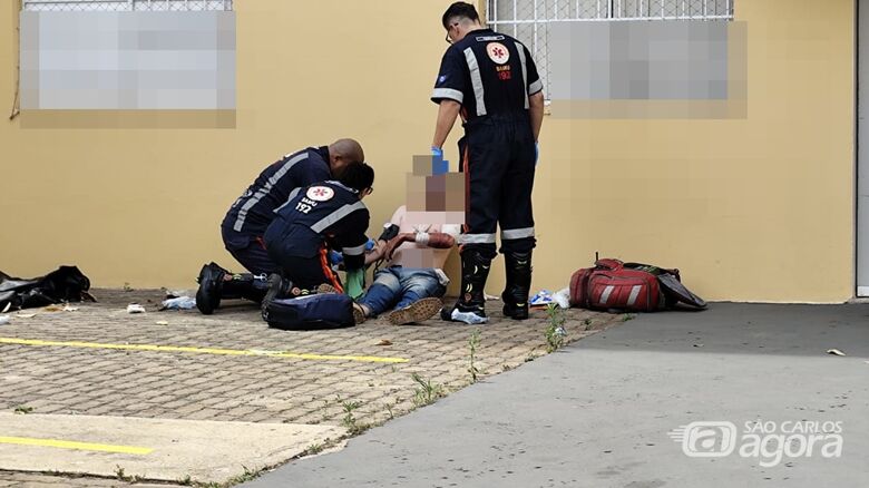 Homem é esfaqueado pela esposa durante briga no Jardim Paraíso - Crédito: Maycon Maximino