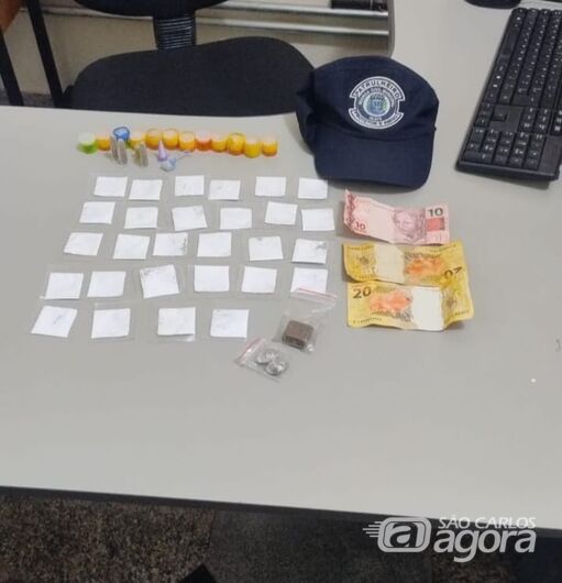 Guarda Municipal de Ibaté apreende entorpecentes durante abordagem no Jardim Icaraí -