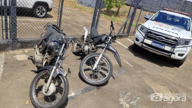 Adolescentes são detidos com motos furtadas no Eduardo Abdelnur - Crédito: Maycon Maximino