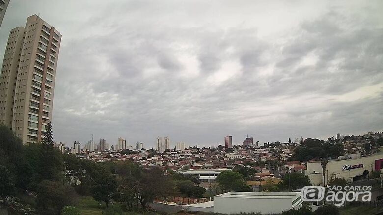 Apesar na nebulosidade, chance de chuva é pequena em São Carlos - 