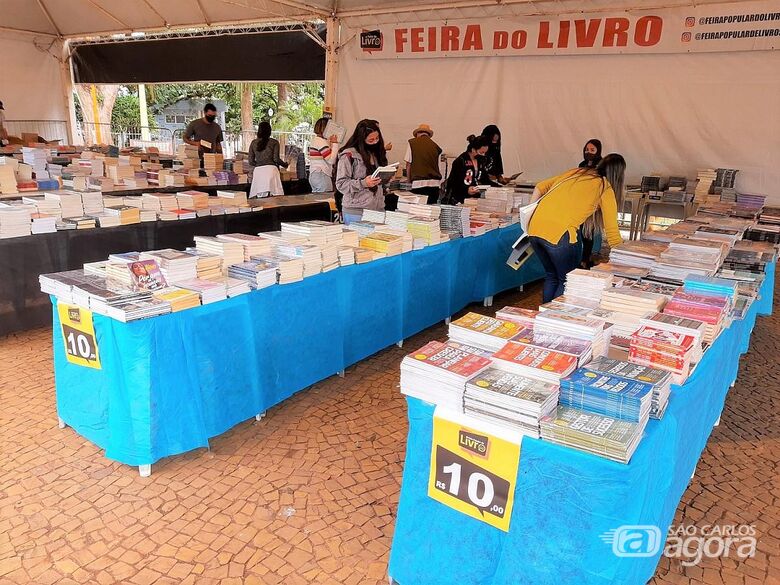 Feira Popular do Livro chega a São Carlos com entrada gratuita - 