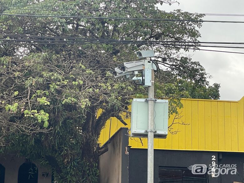 Radar avenida São Carlos  - Crédito: Lourival Izaque 