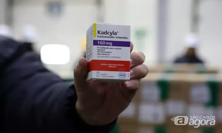 Brasil recebe lote de medicamento para tratar câncer de mama no SUS - Crédito:  Rovena Rosa/Agência Brasil