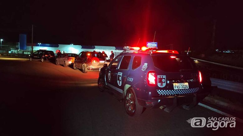 Equipe GAM da GCM no local - Crédito: Maycon Maximino