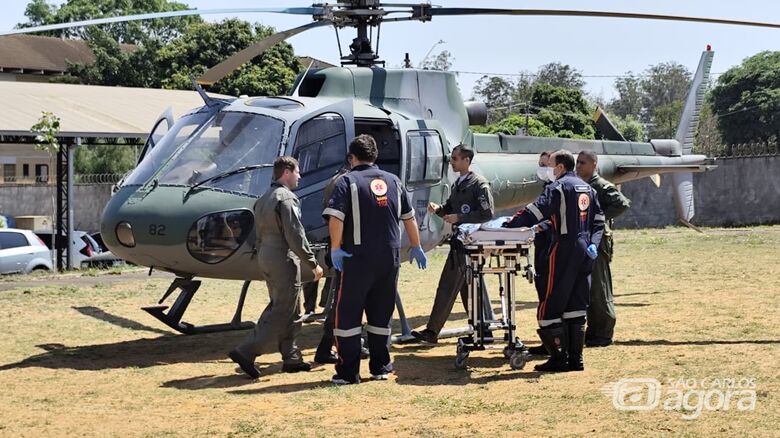 Força Aérea realiza treinamento de evacuação aeromédica em São Carlos - Crédito: Maycon Maximino