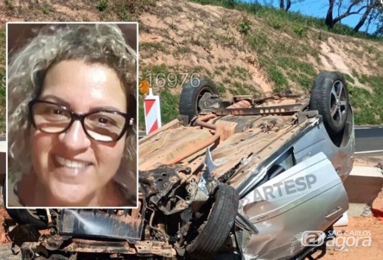 Identificada mulher que morreu após capotamento na Washington Luís  - Crédito: divulgação