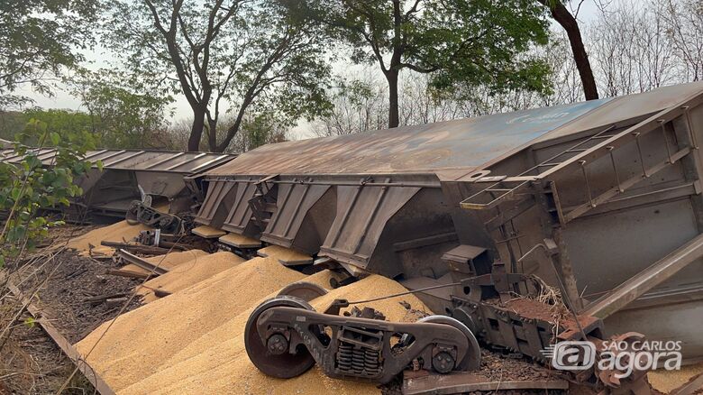 Araraquara registra novo acidente ferroviário em menos de uma semana - Crédito: Flavio Fernandes 