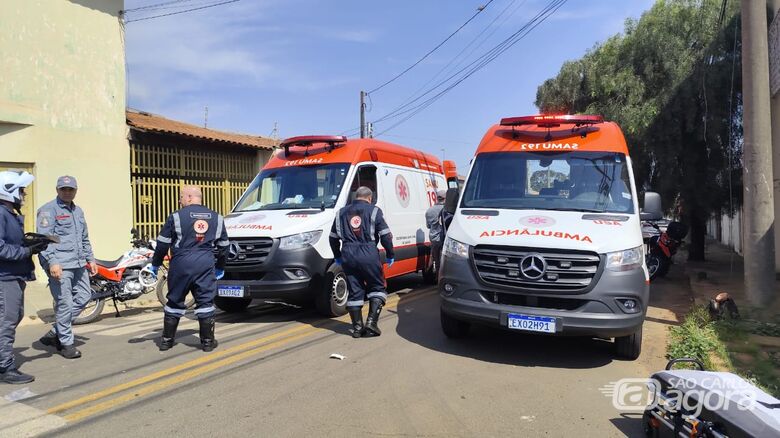 Motociclista fica ferido em grave acidente no Jardim São João Batista - Crédito: Maycon Maximino