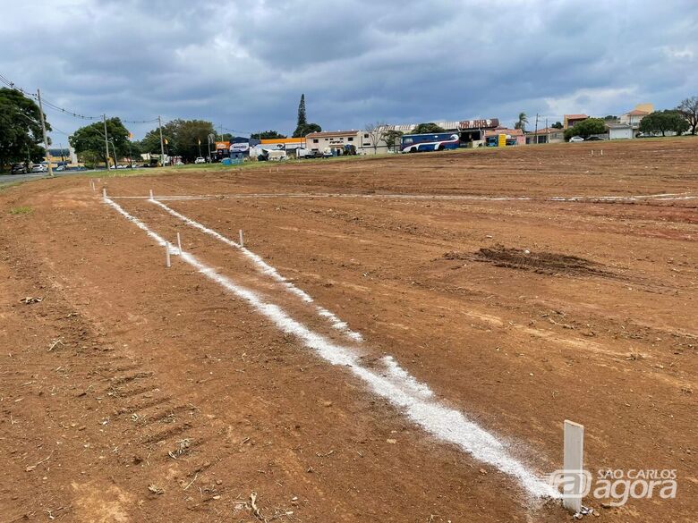 Local onde está sendo realizada a obra - Crédito: Lourival Izaque 