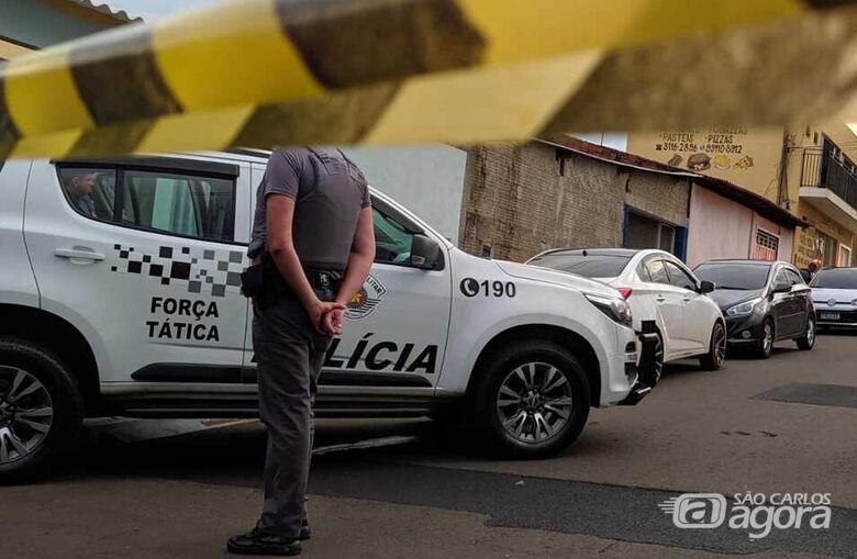 Viatura Força Tática em local isolado - Crédito: arquivo 