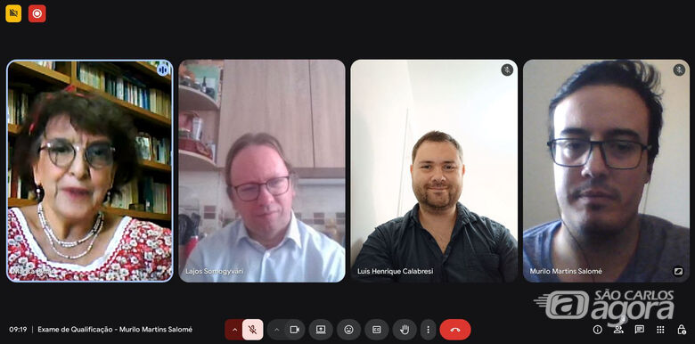 Qualificação da dissertação de mestrado na área de Educação (Foto: Arquivo pessoal) - 