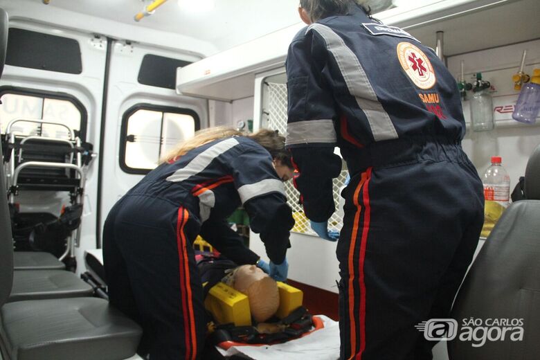 Samu, Bombeiros e PM promovem ação educativa sobre segurança infantil na Praça da XV - Crédito: Lorival Izaque