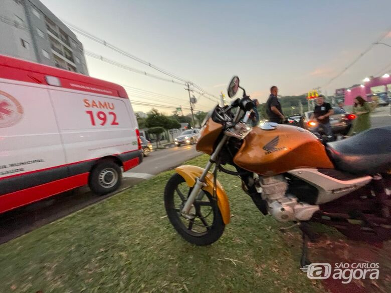 Colisão seguida de atropelamento causa congestionamento na Avenida Tancredo de Almeida Neves - Crédito: Lourival Izaque