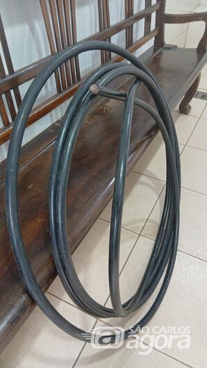 Guarda Municipal impede furto de fiação e suspeito é detido na Vila São José - Crédito: Divulgação 