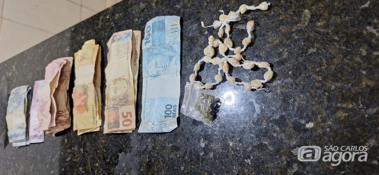 Homem é preso em flagrante por tráfico de drogas em Ribeirão Bonito - Crédito: Lourival Izaque 