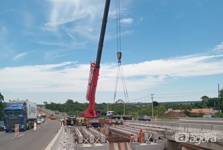 Ecovias conclui lançamento de vigas na Washington Luís - 