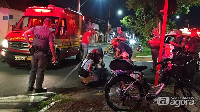 Colisão envolvendo bicicleta elétrica deixa um ferido na Vila Prado - Crédito: Maycon Maximino