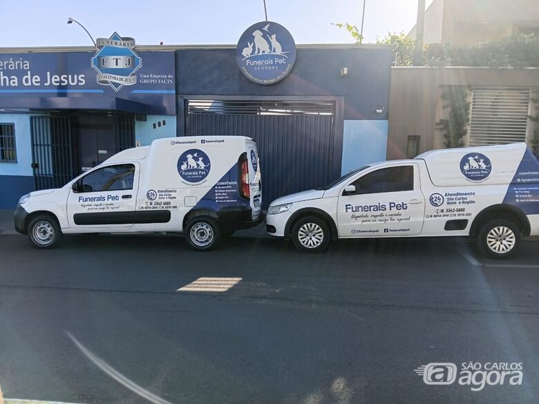 Funerais Pet está disponível 24 horas - Crédito: divulgação 