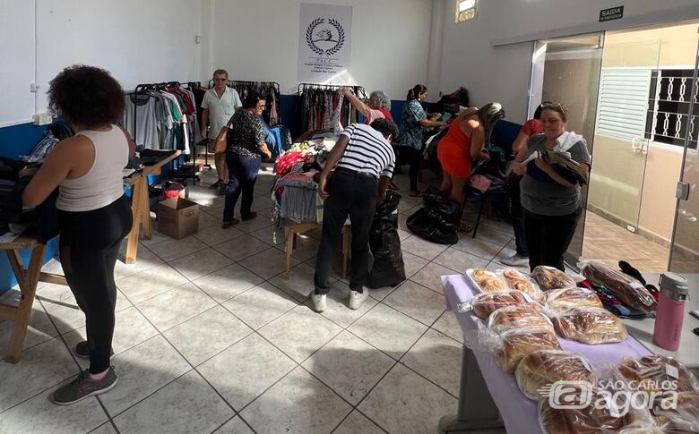  Bazar Solidário será realizado neste sábado em São Carlos - Crédito: divulgação