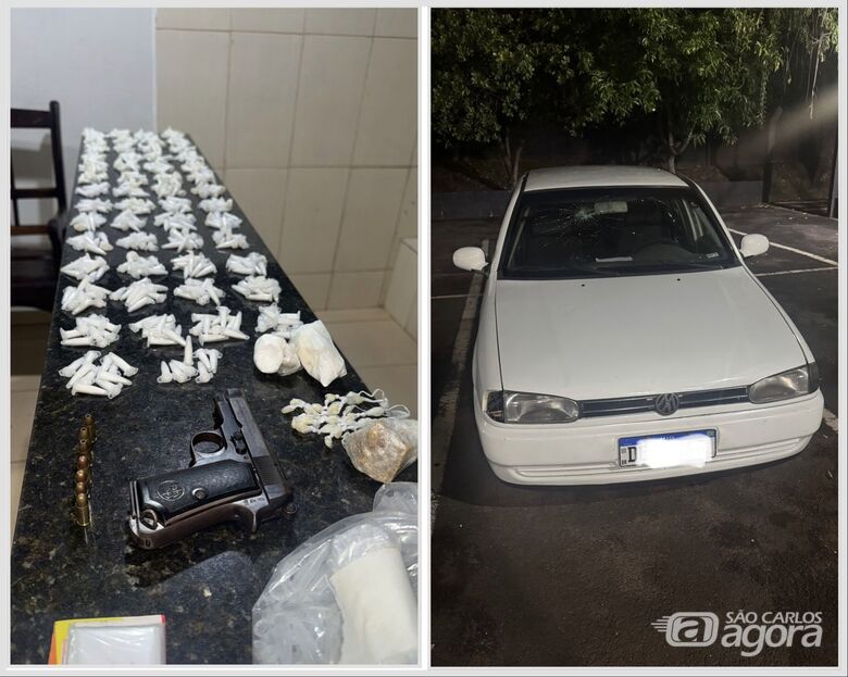 Homem é preso pela Força Tática com arma e quase 600 gramas de drogas na Vila Prado -