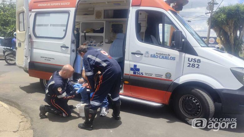Motociclista fica ferido após colisão no Santa Felícia  - Crédito: Maycon Maximino