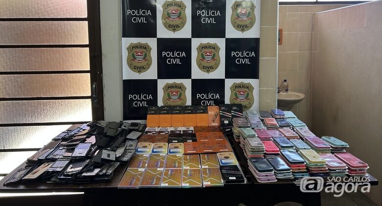 Material apreendido  - Crédito: Sca