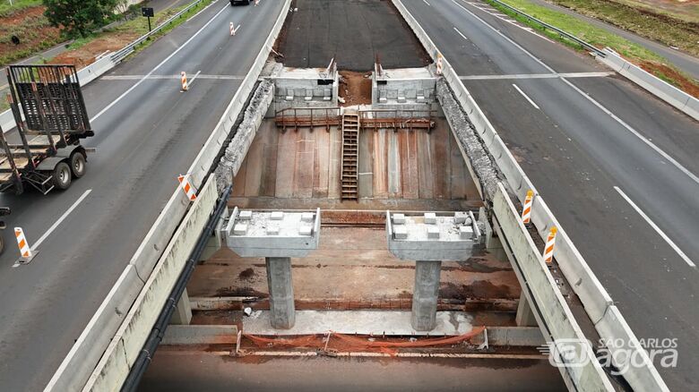Viaduto do Maria Stella Fagá será interditado, neste final de semana, para lançamento de vigas - 
