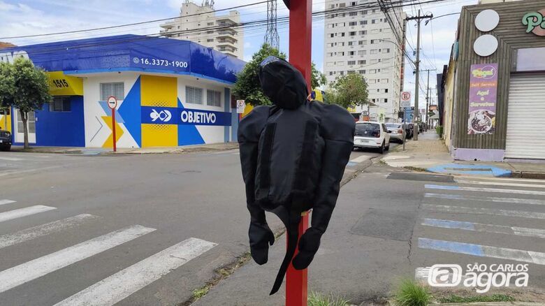 Caso do boneco enforcado completa 1 ano  - Crédito: Arquivo 