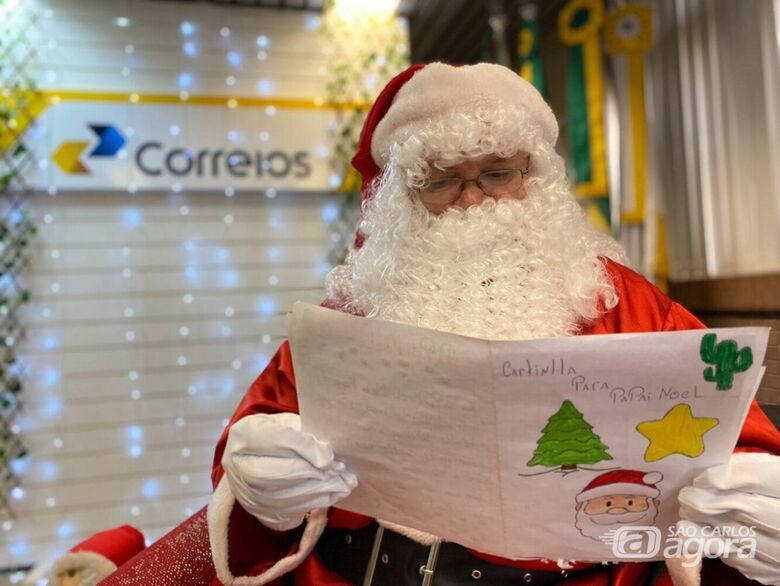 Papai Noel dos Correios - Crédito: divulgação 