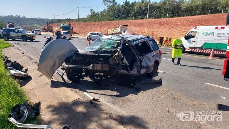 Colisão frontal deixa um morto e duas pessoas feridas na SP-191 - Crédito: CCI Artesp 