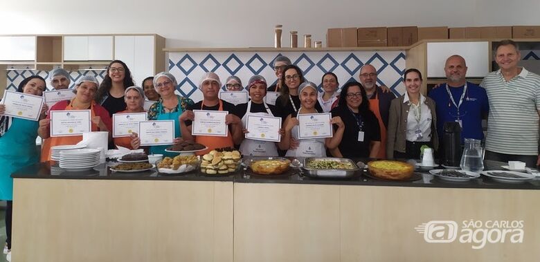 Nova turma do Gastronomia Sustentável de São Carlos: ação do Electrolux Group já impactou mais de 700 pessoas no Brasil, das quais mais de 60% estão inseridas no mercado de trabalho. - 