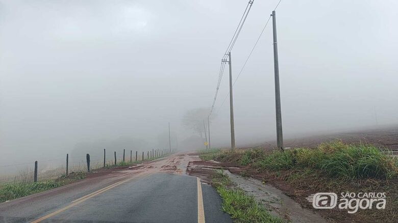 Deslizamento de terra é registrado em Santa Eudóxia após forte chuva - Crédito: Maycon Maximino