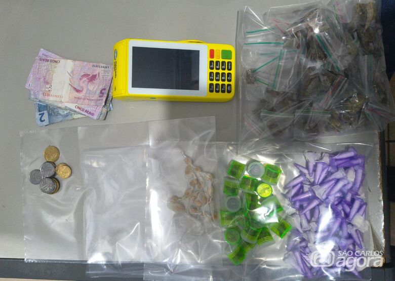 Homem é preso por tráfico de drogas no Cidade Aracy 2 em São Carlos - Crédito: Lourival Izaque