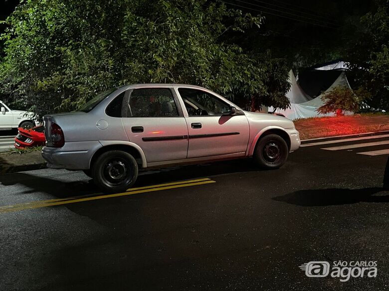 Motorista perde controle e colide em outro veículo após show do Sampa Crew em São Carlos - Crédito: Lourival Izaque