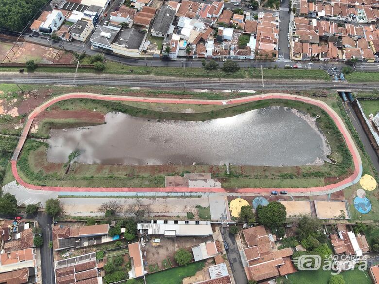 Piscinões respondem às fortes chuvas e evitam inundações em São Carlos - Crédito: Divulgação