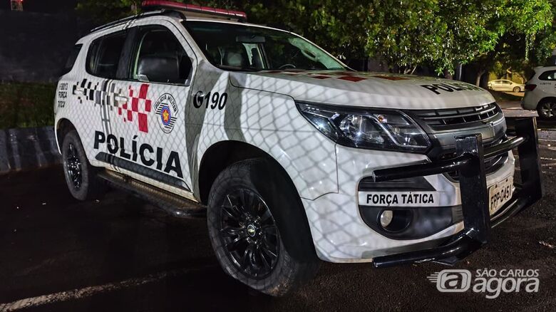 Foragido da Penitenciária de Tremembé é recapturado pela Força Tática em São Carlos - Crédito: Maycon Maximino
