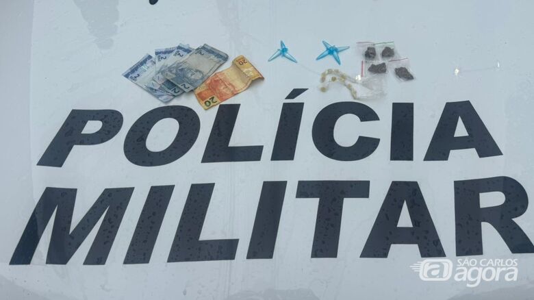 Polícia Militar prende traficante em flagrante no Taquaral - Crédito: Divulgação