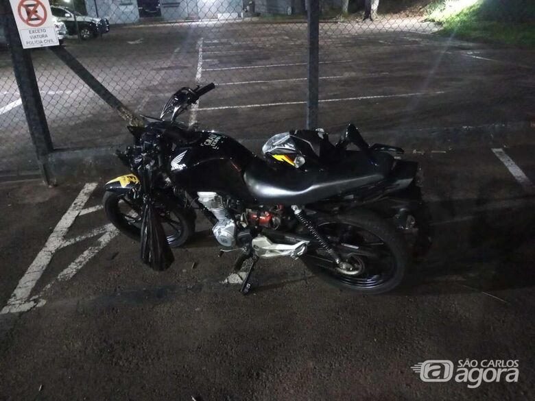 Motocicleta furtada é localizada em residência no Jardim Tangará - Crédito: SCA