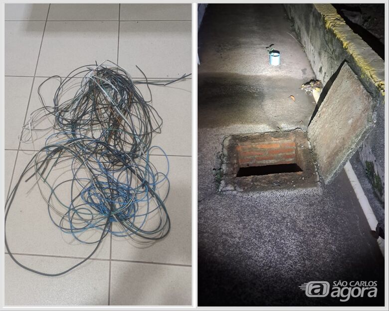 Homem é preso em flagrante por furto de fios na sede do SAAE em São Carlos -