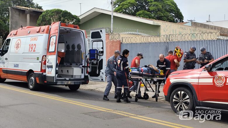 Homem sofre mal súbito e cai de moto durante test drive na Vila Marcelino - Crédito: Maycon Maximino