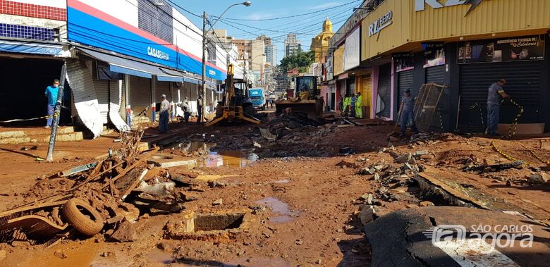 Região central foi a mais afetada - Crédito: divulgação