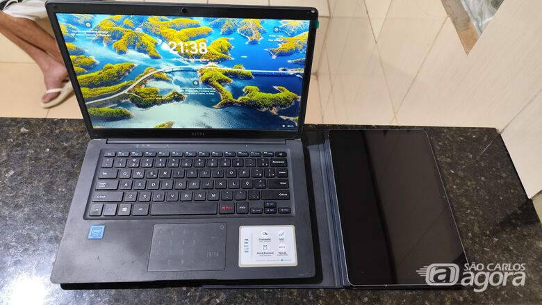 Notebook em assistência técnica leva PM a autor de furto em São Carlos - Crédito: Maycon Maximino