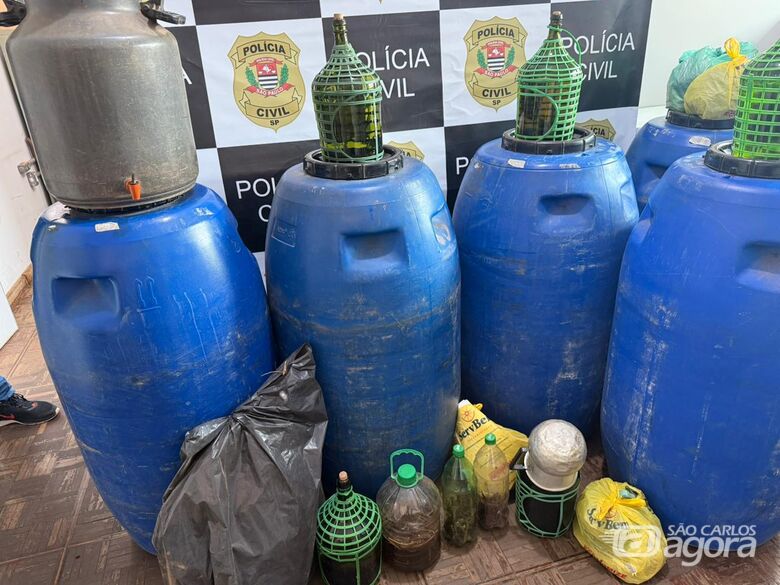 Material apreendido durante operação - Crédito: Maycon Maximino