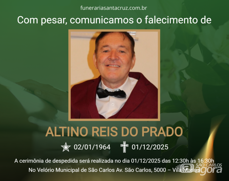 Grupo Santa Cruz informa notas de falecimento - 