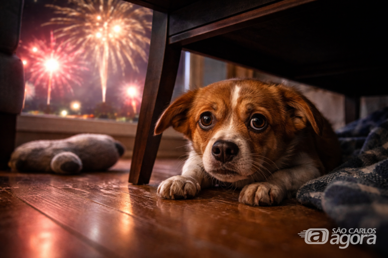 Animais e crianças autistas são os mais afetados com a soltura de fogos com estampido - Crédito: IA