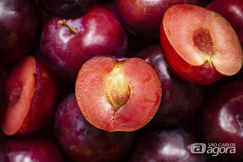 Ameixa Rubi Mel atinge menor preço da safra 2025 na CEAGESP -