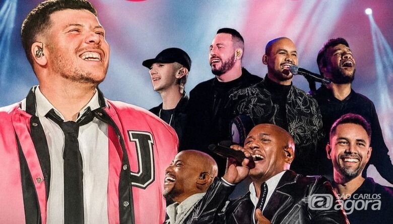 Ferrugem e Turma do Pagode se apresentam neste domingo na região - Crédito: Foto: Divulgação/Redes Sociais