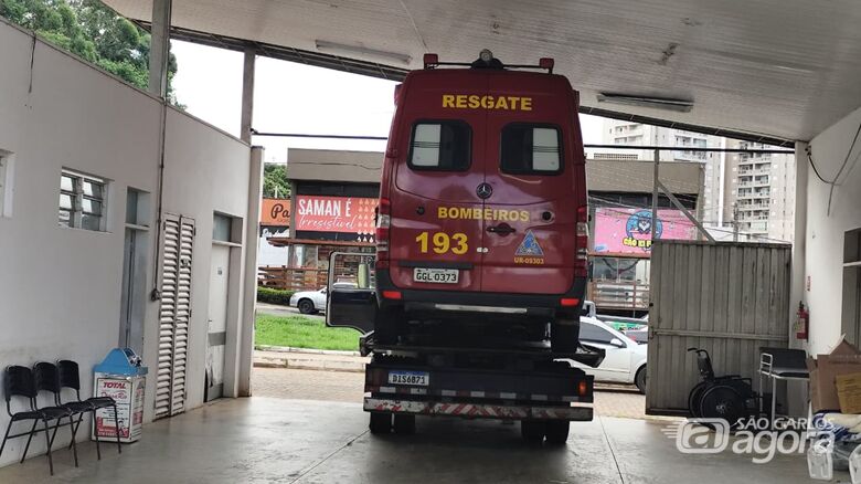 Viatura emprestada quebra na UPA e Bombeiros ficam sem Unidade de Resgate - Crédito: Maycon Maximino